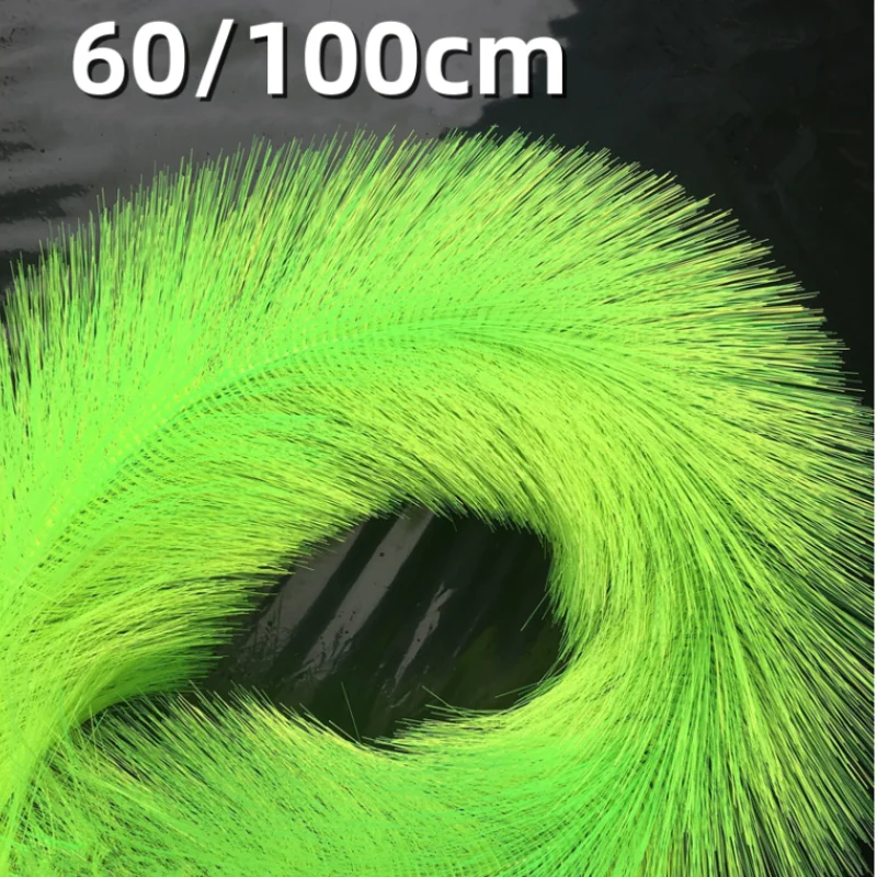 5pcs 60/100cm Koi Fish Pond Filter Hatching Grass Brush Goldfish Spawning Incubator Biochemical Filter Media FishTank Clean Tool