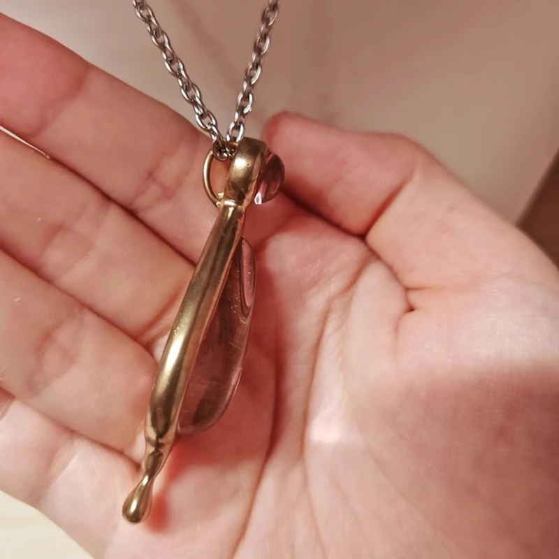 Necklace Kaname Madoka Pink Water Drop Crystal Choker Jewelry Fans Gifts Pendant Lovely Gift