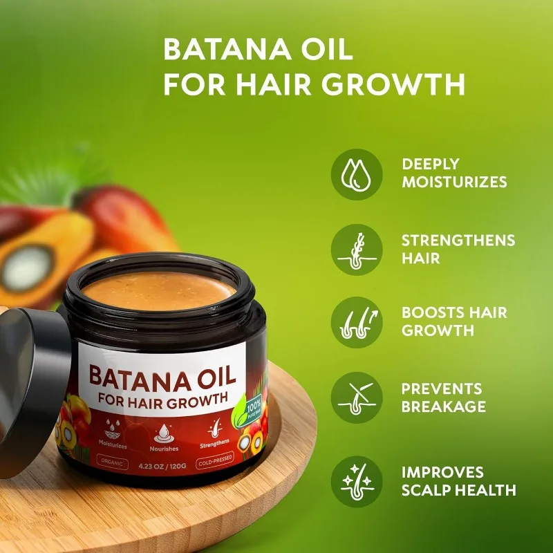 Batana Oil Hair Mask Care Softens and Improves Frizzy Hair Conditioner
