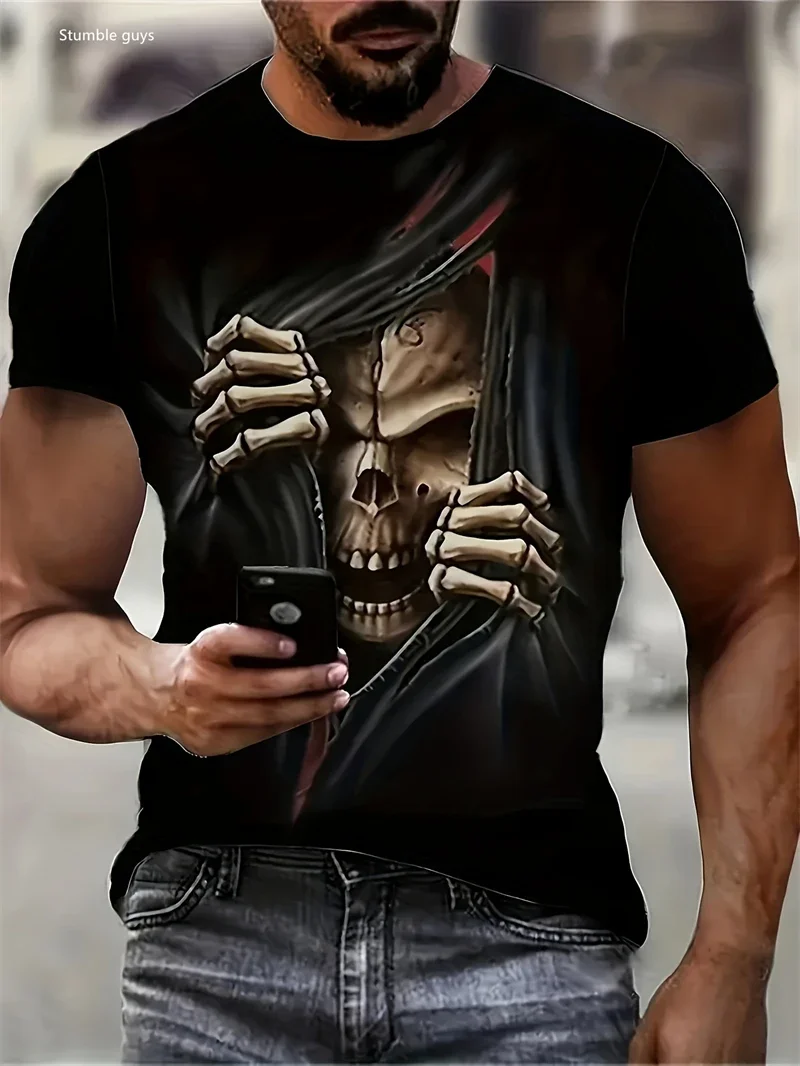 2026 Herren Mode Anime T-Shirt Sommer Locker Kurzarm Bequemer Stoff Übergroßes Sporttrikot Lässige Oberteile