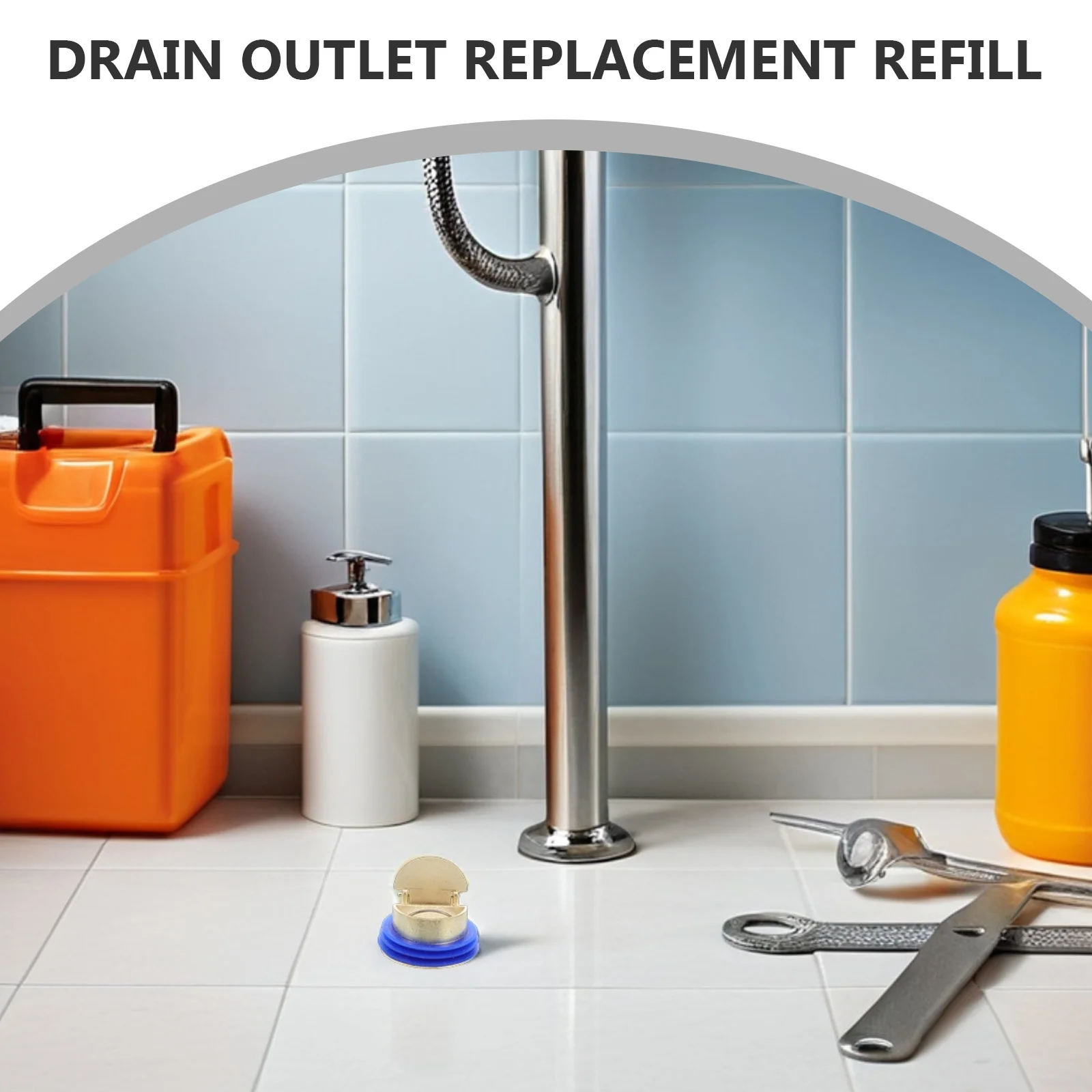 

2pcs Universal Shower Drain Plug Backflow Preventer Floor Check Valve Odor Blocker Drain Protector For Bathroom Sink Sump