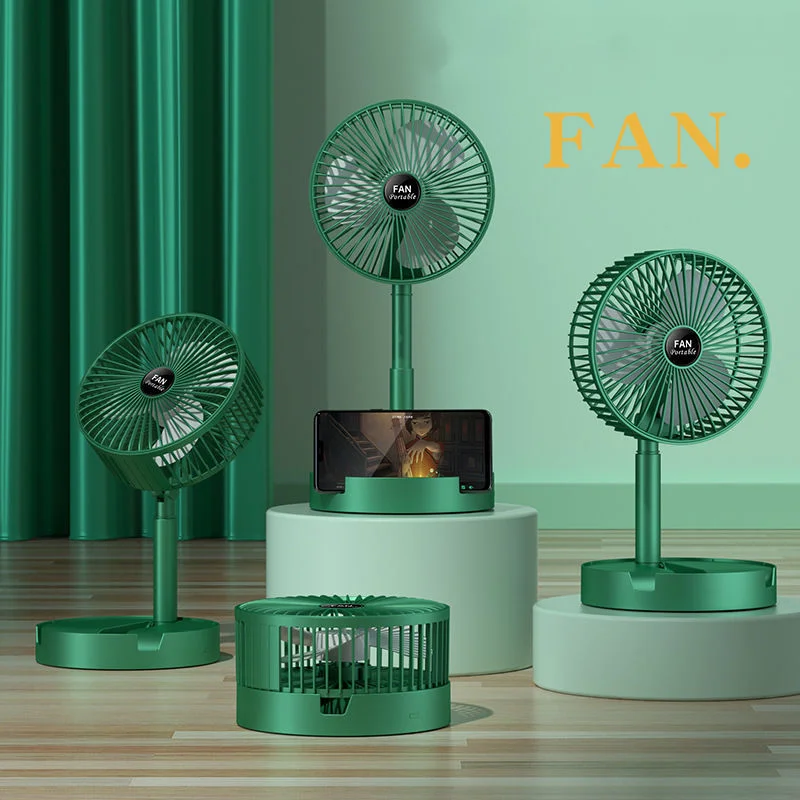 

Desktop Small Fan Foldable Retractable Dormitory Office Rechargeable Usb Silent Fan