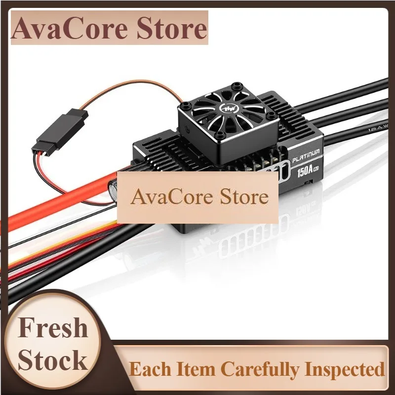 AvaCoreHobbywing Platinum HV 150A V5.1 3-8S Switchable 5-8V/10A BEC Brushless ESC Speed Controller For RC 3D Fix-wing Flying Qua