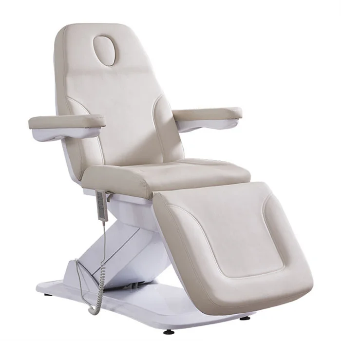 Table de massage EU-MT518 lit SPA rotatif électrique visage cuir synthétique lit de traitement 4 moteurs beauté chaise de santé lit médical