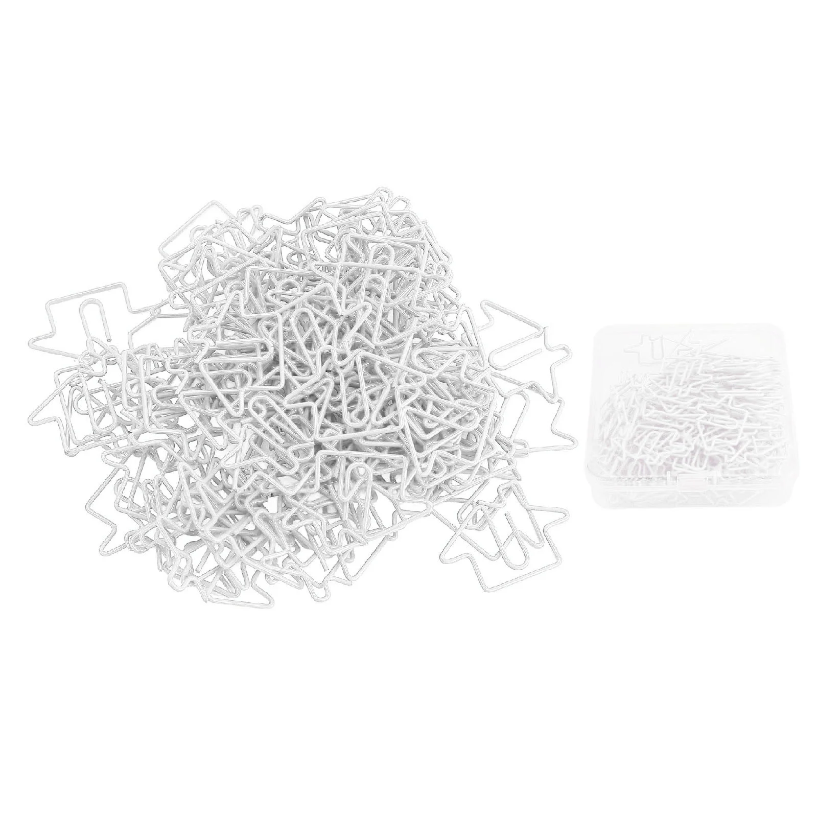 100Pcs House Shaped Paper Clips Iron Wire Multifunctional Decorative Fancy Paperclips for Organizing Marking Gift