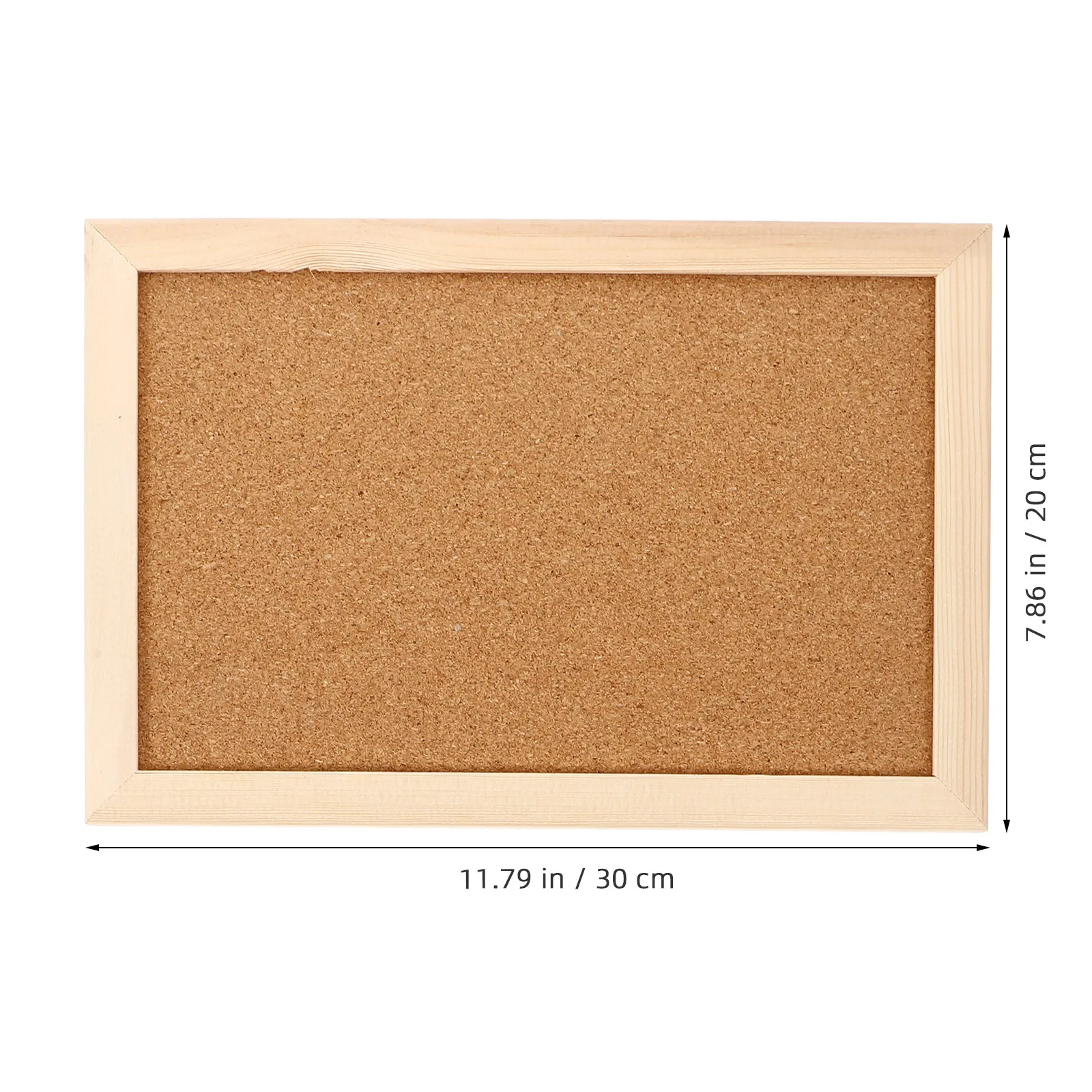Cork Board Bulletin Notice Board 2pcs Natural Surface Hanging Message Organizer for Office Home School