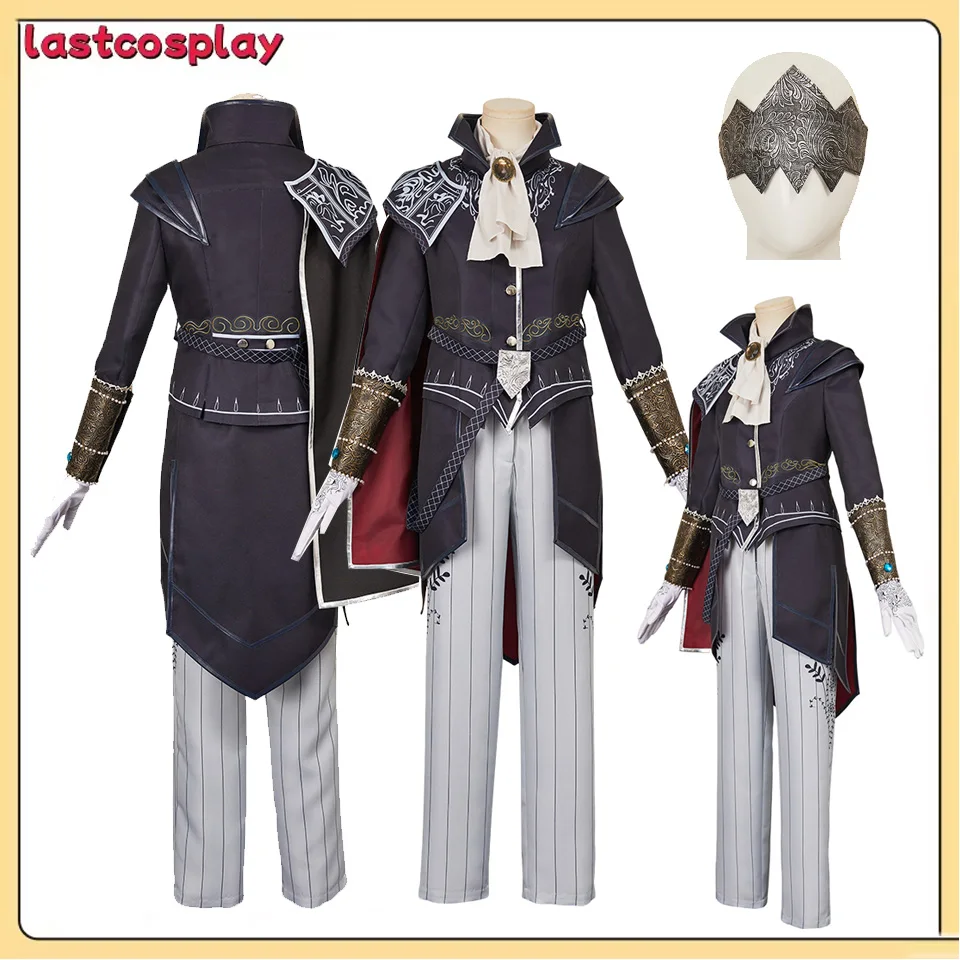 

Game Fantasia Cosplay Bathory Costume Women Coat Shirt Headband Gloves Uniform Outfits Halloween Carnival Disguise Party Suit
