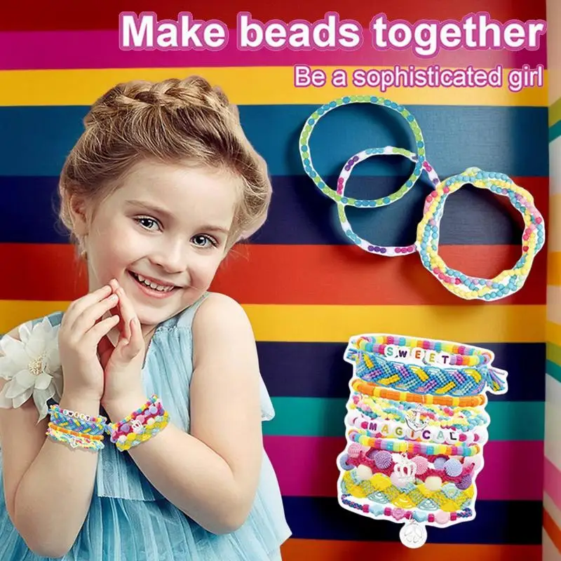 Sieraden maken Kit voor meisjes 4-6 Fun Kids Crafts Sieraden maken Kit Peuter Kunst en Ambachten Meisjes Bedelarmband Maken Kit Voor