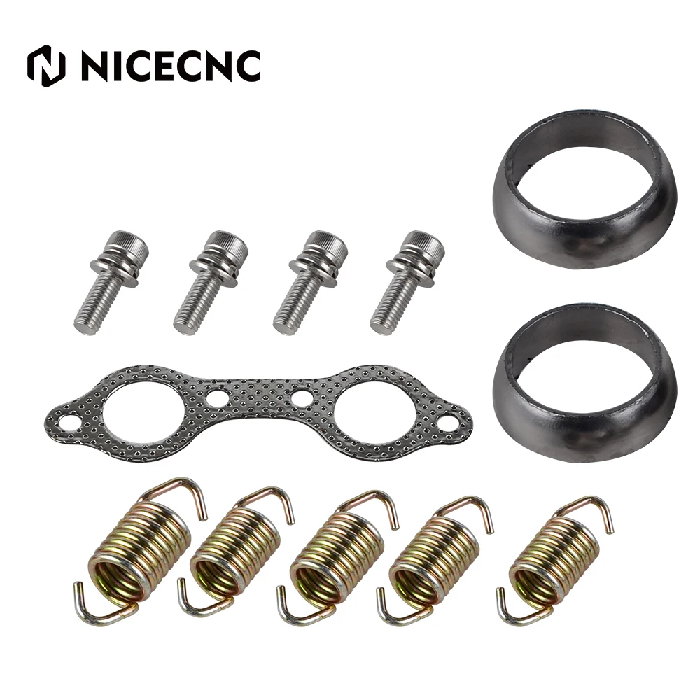 

Pipe Manifold Gasket Inlet Outlet Gaskets Springs Bolt For Polaris Sportman 600 2003-2006 700 2002-2007 2004 05 5811511 3610047