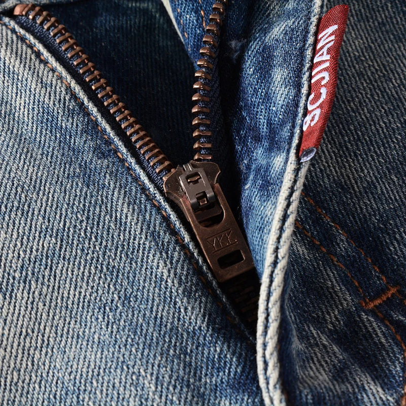 Summer Style Fashion Men Jeans Retro Gray Blue Elastic Ripped Short Jeans Homme Painted Designer Vintage Casual Denim Shorts Men