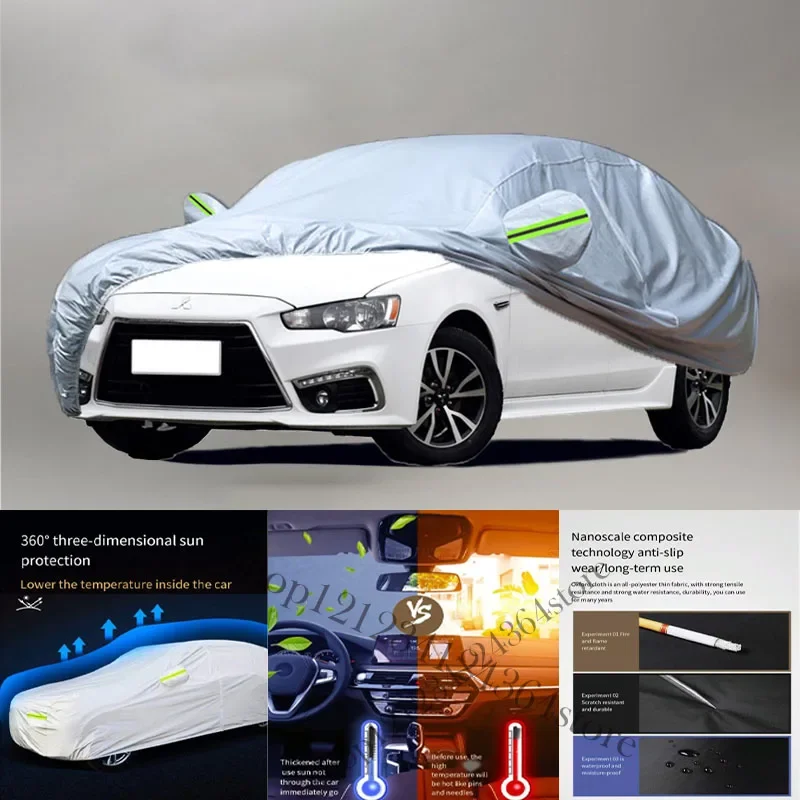 For Mitsubishi Lancer EX Auto Anti snow Anti dust Anti-uv Anti peeling paint And Anti Rainwater 210t car cover Car cover