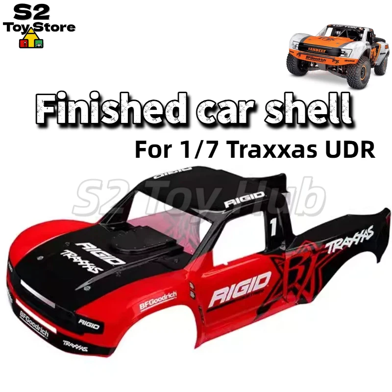 Finished Painted 1/7 Scale RC Truck Replacement Body Shell For UDR 85076-4 #8513 #8514 #8528 Fox Livery For RC Hobbyists