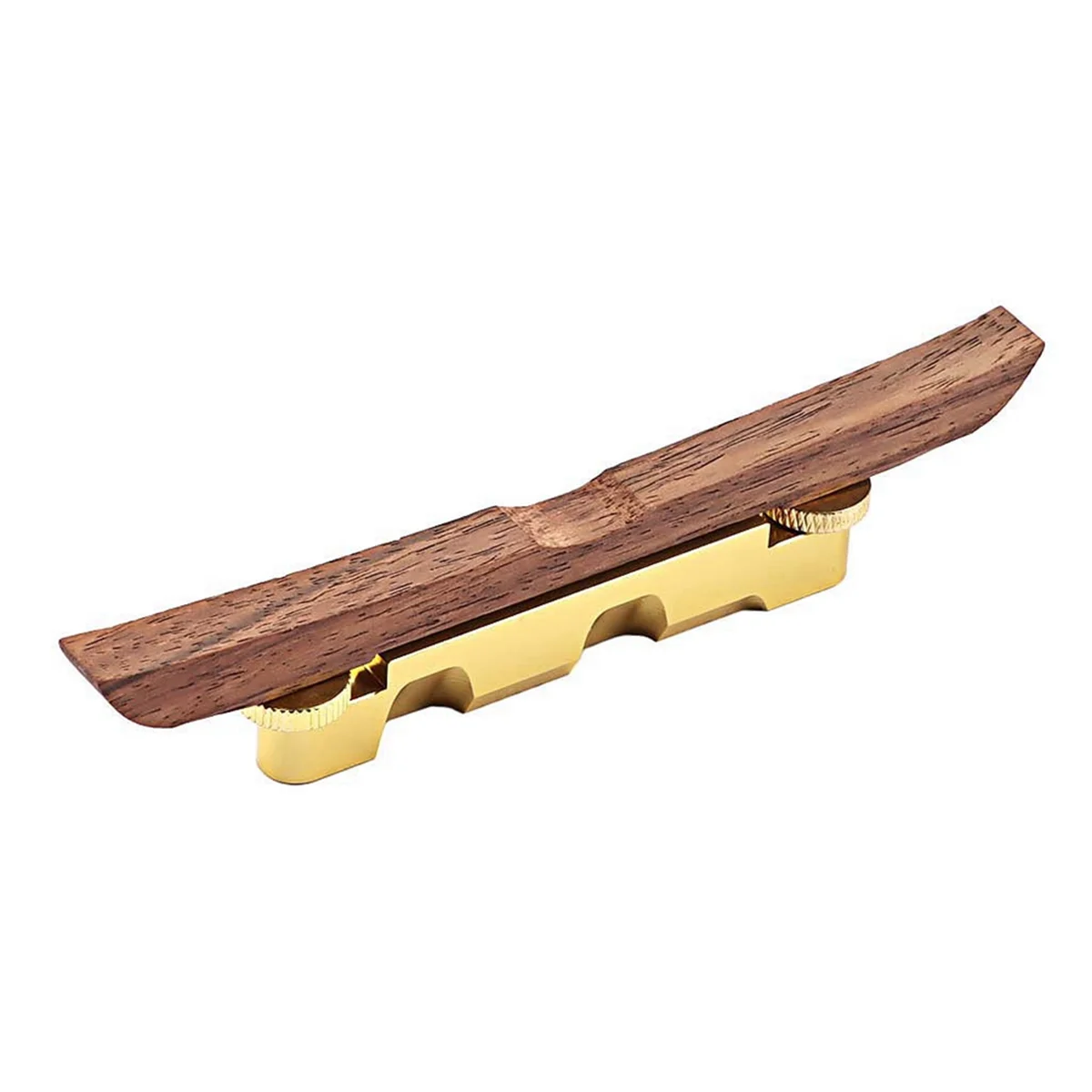 ABMO Ponte per chitarra Ponte in palissandro in metallo e legno galleggiante per strumento musicale per chitarra jazz Archtop