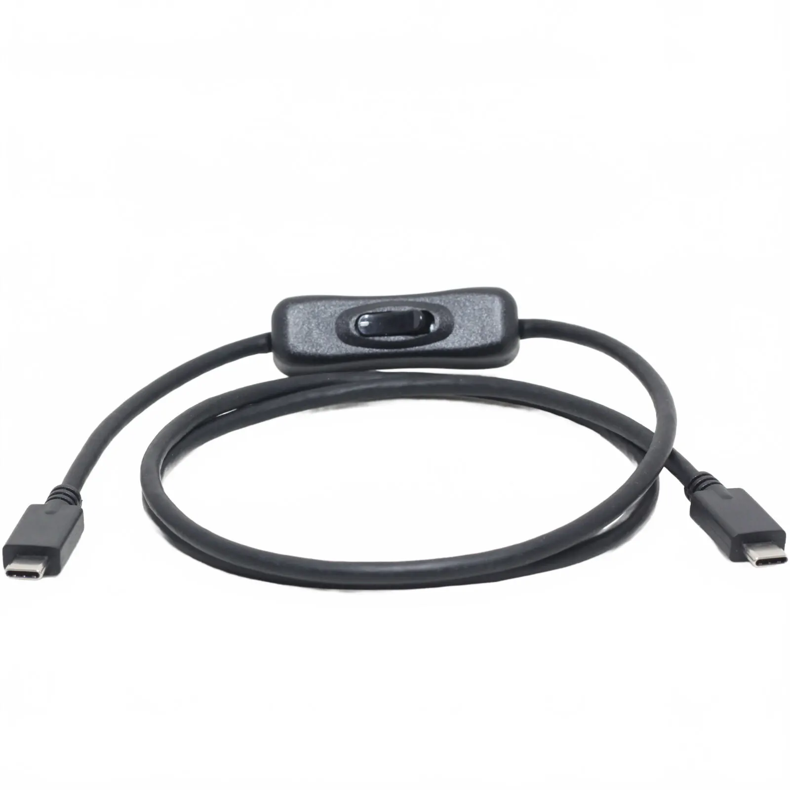 

Dual Type-C Cable 5A PD100W Fast Charging USB3.1 Gen2 C-to-C with Switch