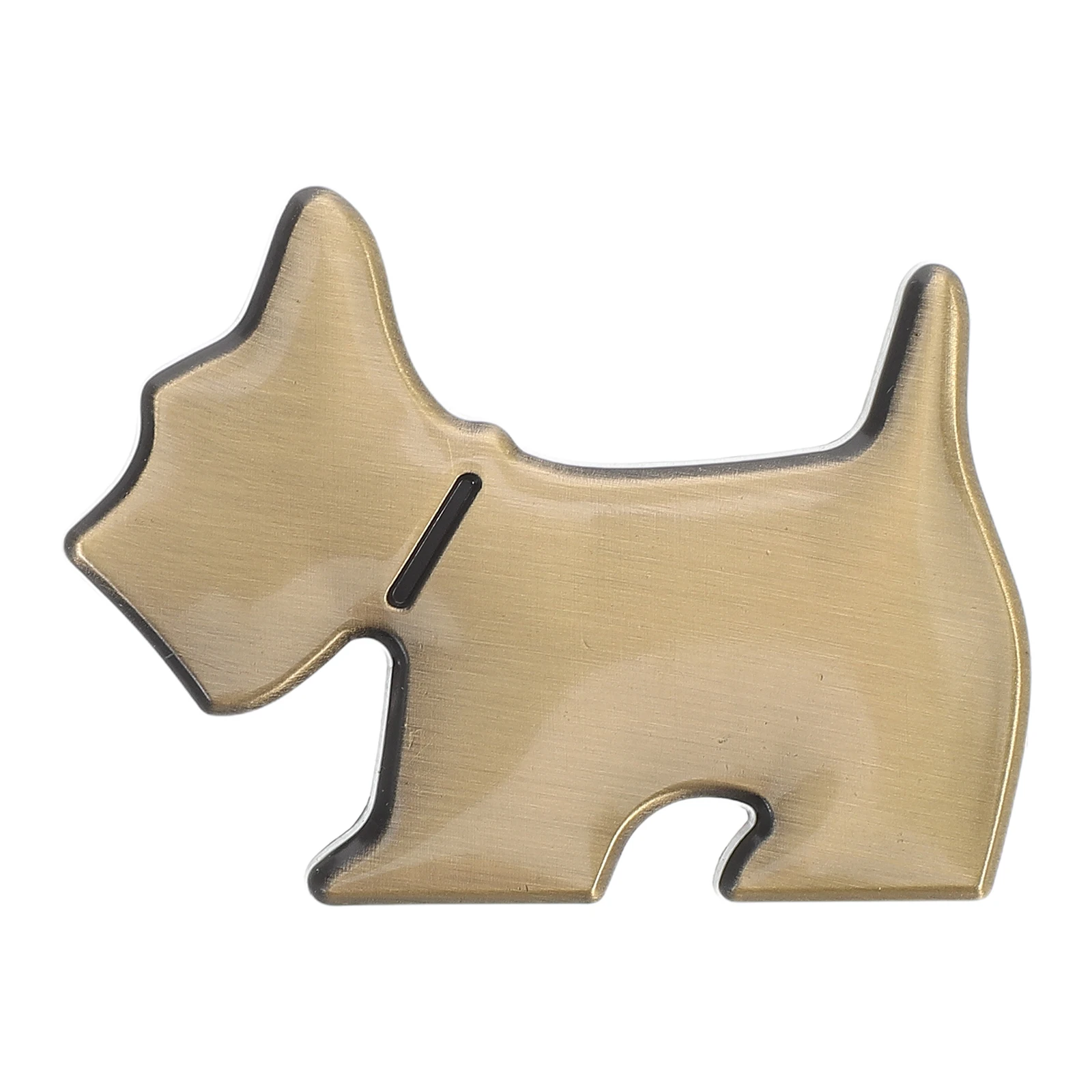 

Cute Cartoon Durable Metal Waterproof Pet Decals Anti-Collision Bumper Tail Center Pillar Shiny Animal Door Decorations For