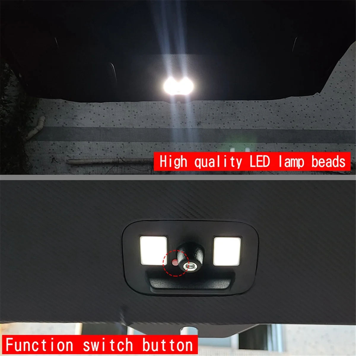 Car Rear Trunk Lighting Light Warning Light for ALPHARD/VELLFIRE 30 Series 2015-2023 Projector Lamp