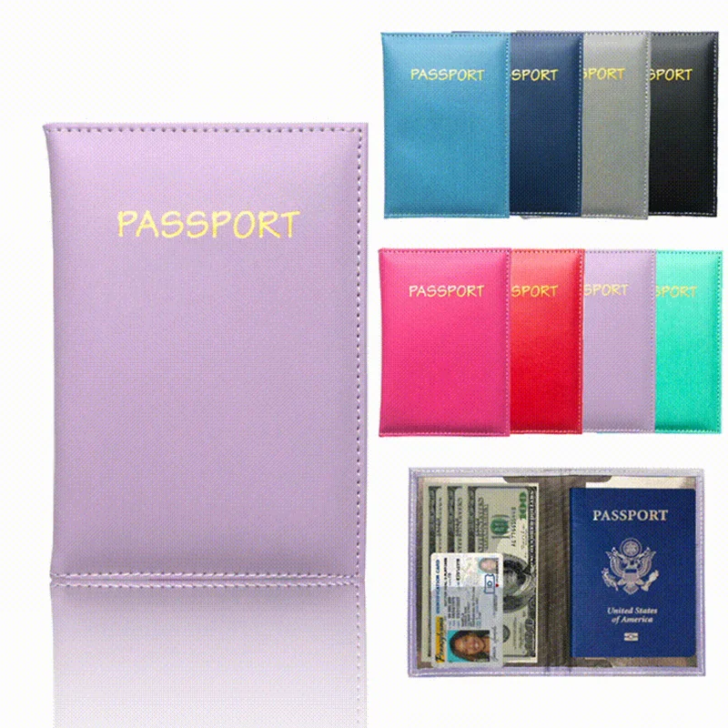 Passport Cover Slim Id Card Case Travel Bag Passport Holder Travel Accessories Wallets обложка для паспорта