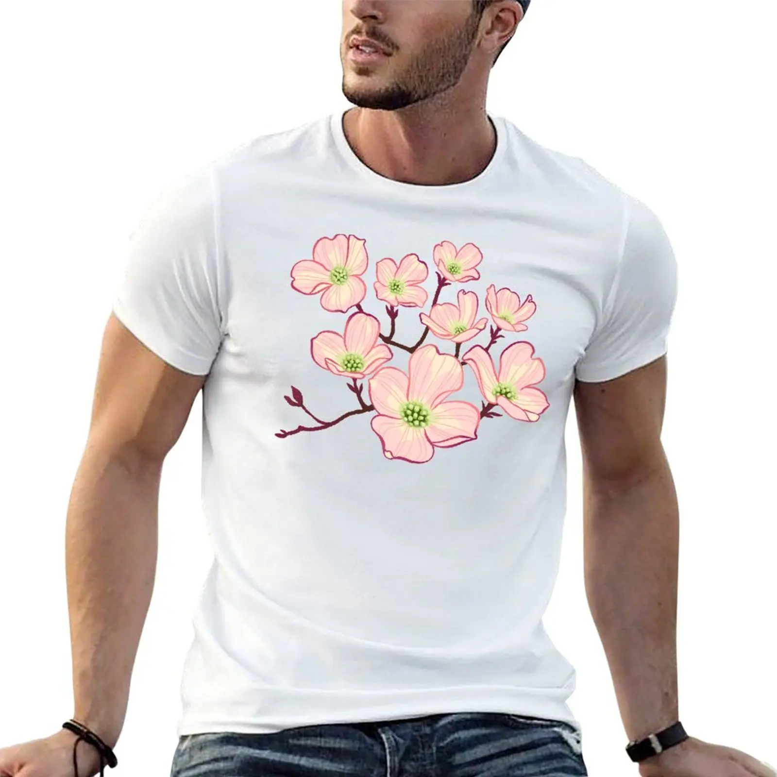 

DOGWOOD T-Shirt man t shirt graphic t shirts for man graphic vintage T-Shirt
