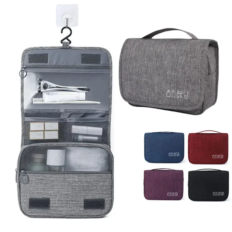 Large Hanging Travel Storage Bag for Men and Women, Perfect for Business Trips with Spacious Compartments and Wet/Dry Separation