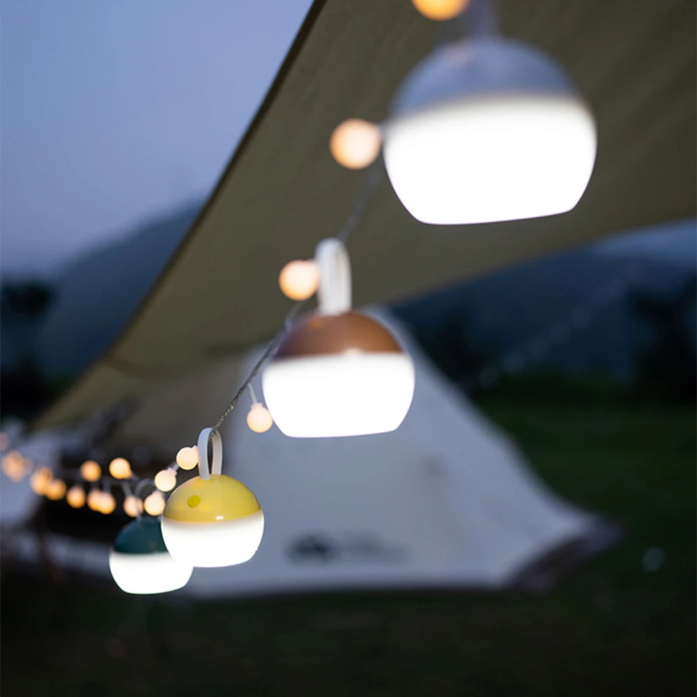 MOBI GARDEN Linterna LED portátil recargable, iluminación para campamento, Camping, Ran