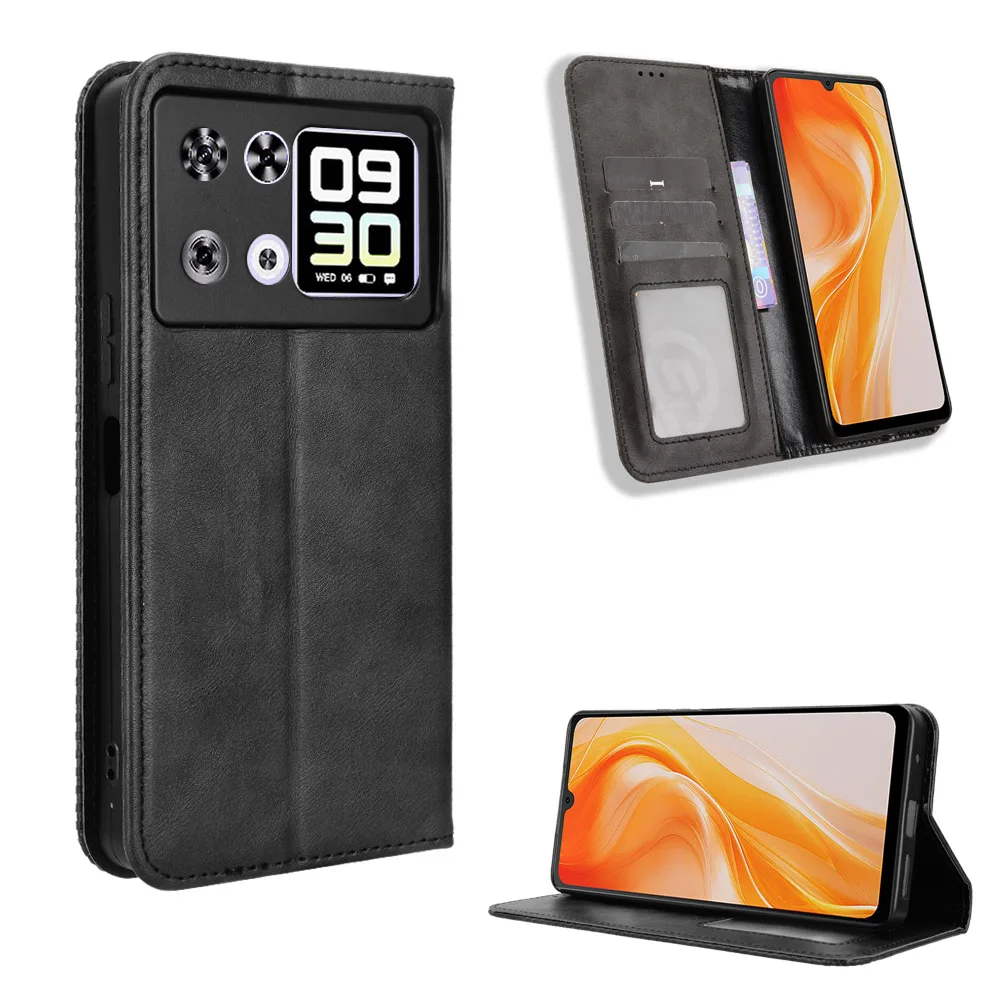 Funda de lujo para Cubot P90, funda tipo billetera de cuero PU con adsorción magnética para Cubot P90 P 90, bolsas para teléfono CubotP90