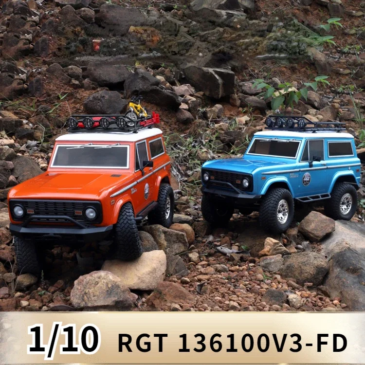 

RGT 136100V3-FD Rock CRUISER 1/10 RC автомобиль 4WD внедорожник с дистанционным управлением