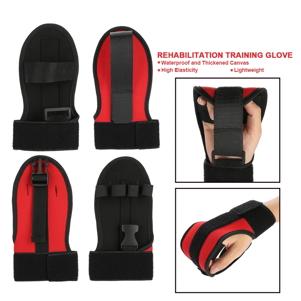 Rehabilitation Finger Handschuhe Brace Atmungsaktive Anti Slip Hilfs Feste Hand Faust Schlaganfall Halbseitenlähmung Patienten Training Schmerzen Lindern