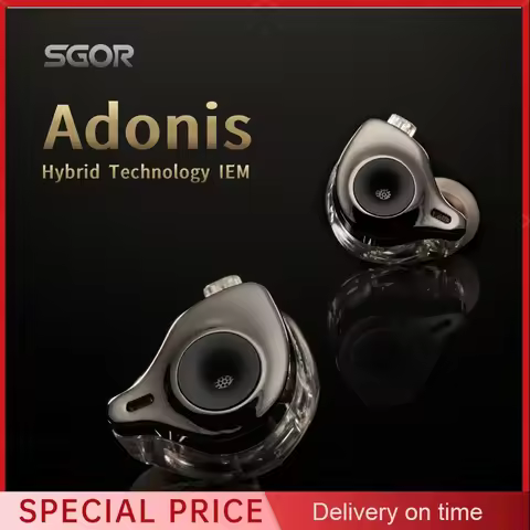 SGOR Adonis 1DD+1BA Hybrid Technology Earphones In Ear Moni…