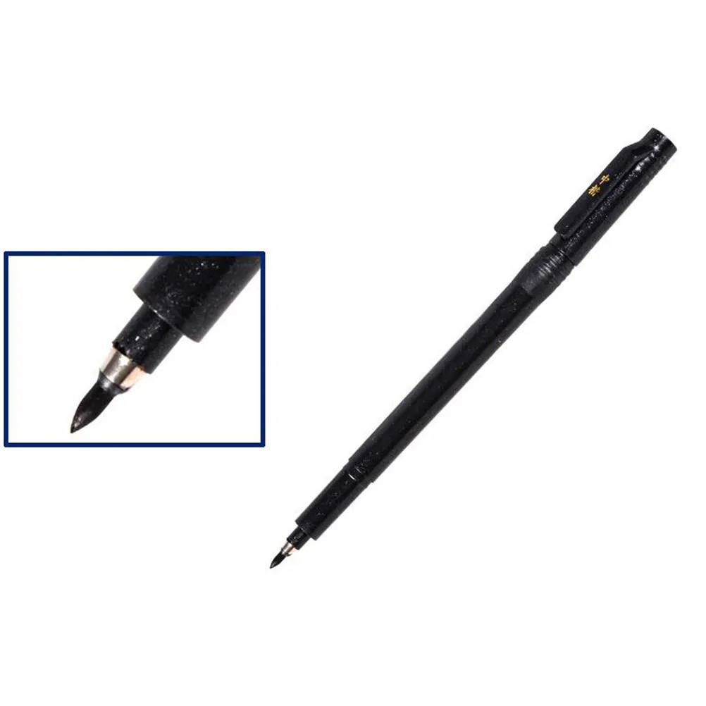 4Pcs Calligraphy Brush Pen Set Chinese Japanese Writing Art Drawing Watercolor Lettering Tools Nylon Tip Wood Handle