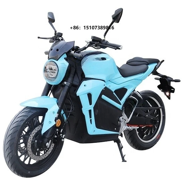Engtian 3000W Electric Racing Motorcycles 100-110kmph High Speed Power Motor with Lithium Battery Electric Motorcycle