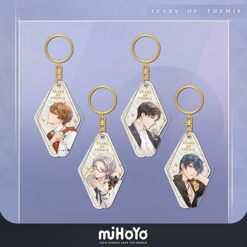 Sunsyea Tears of Themis Official Merch miHoYo Original MYJZ Acrylic Pendant Keychain Raven Libra Adjudicator King