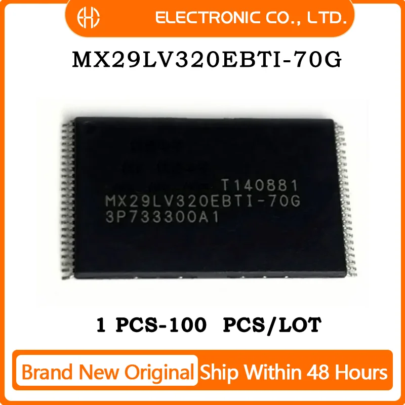 

5PCS/10PCS/50PCS MX29LV320EBTI-70G IC FLASH 16MBIT PARALLEL 48TSOP 100% New Original Chip