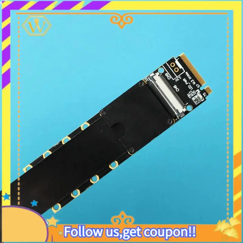 

Latest-M.2 Nvme To U.2 SSD Extension Cable FFC Sata Power Cord PCI-E 5.0 X4 U.2 SFF-8639 Nvme SSD Cards To M.2 Nvme Slot