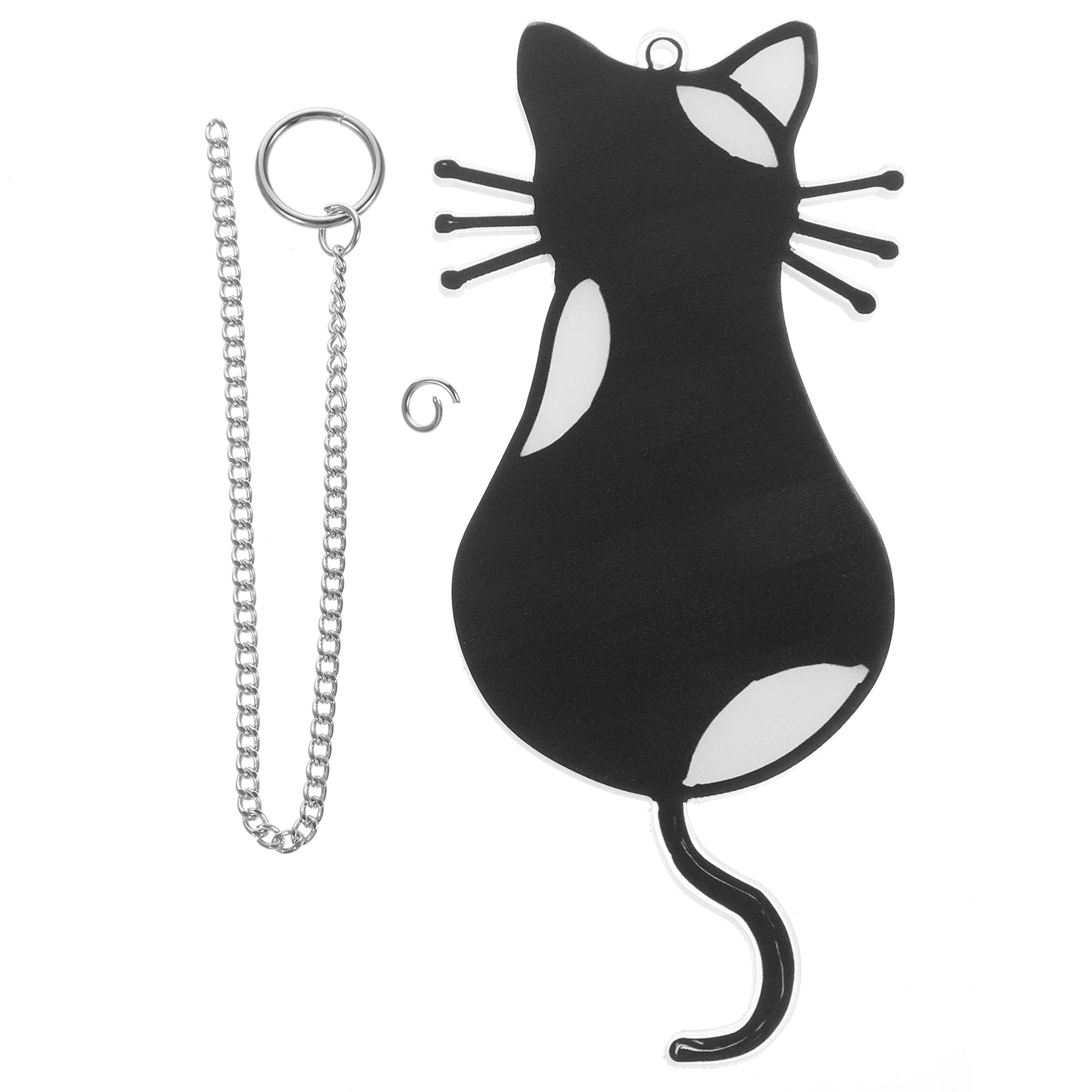 

Acrylic Cat Hanging nament Iron Chain Window Hangings Acrylic Window Suncatcher Stained Glass Decor Wall Art Suncatcher