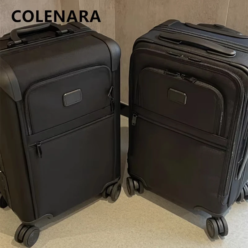 COLENARA Luggage Travel Bag 20 Inches Business Trolley Case Men's Boarding Box Oxford Cloth Universal Wheel Rolling Suitcase