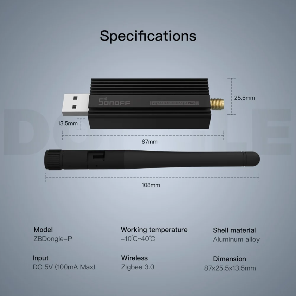 Sonoff Zigbee Dongle-E Zigbee 3.0 Gateway Hub Zigbee Bridge PRO SNZB01P SNZB02P SNZB03 SNZB04 Zigbee Touch Switch Motion Sensor