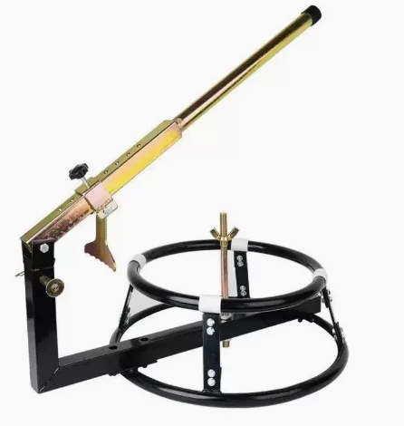 Portable Motorcycle Tire Changer with Bead Breaker, Manual Wheel Demount Tool for 16