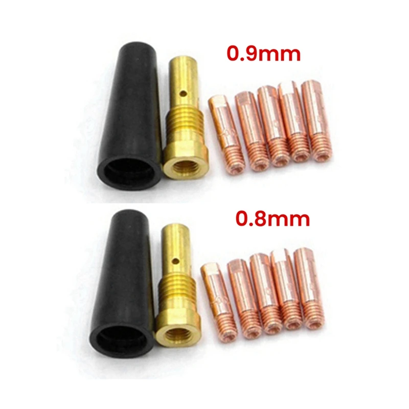 

B-Est 7Pcs/Set Gasless Nozzle Tips For Century FC90 Flux-Cored Wire Feed K3493-1 035 FC90 MIG Welder Welding Tools