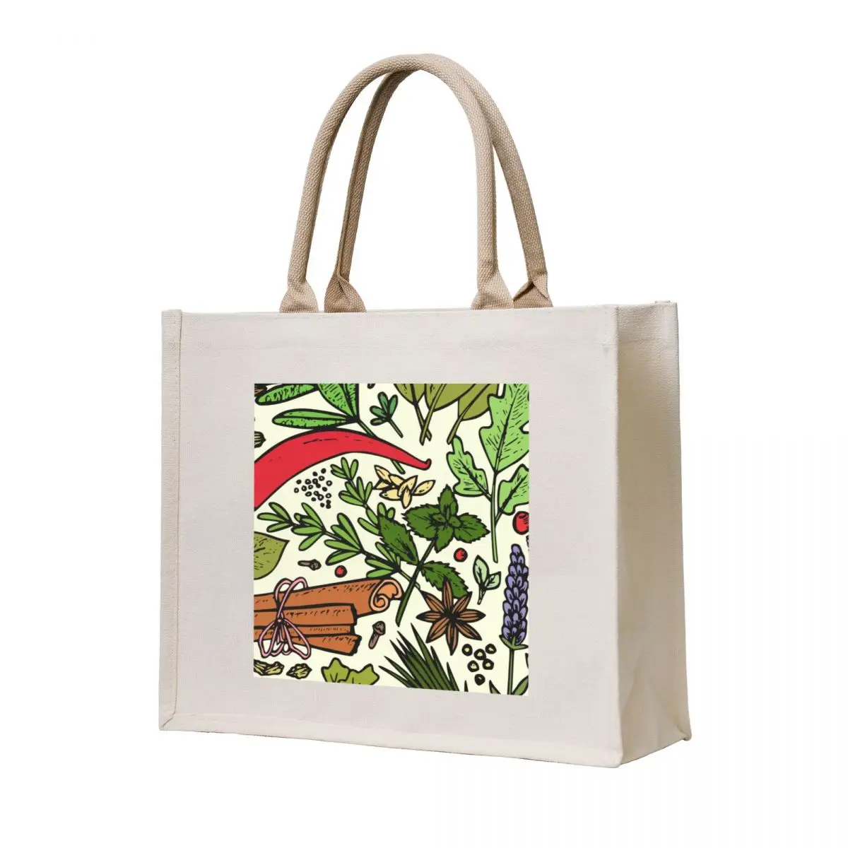 

Spices of india - I love spices Tote Bag canvas tote hand bag ladies Cloth bag