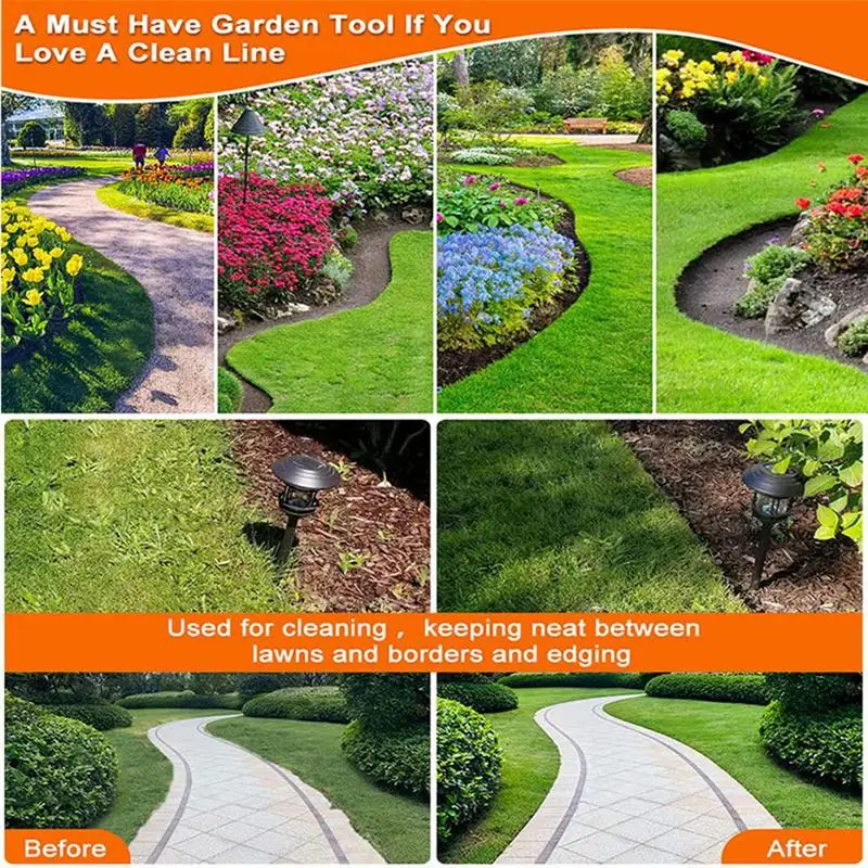 Imagem -05 - Lâmina de Escova de Arame para Gramado de Jardim Steel Groove Trimmer Cortador de Ervas Daninhas Manual Sod Cortador pá de Afiação Garden Power Tool
