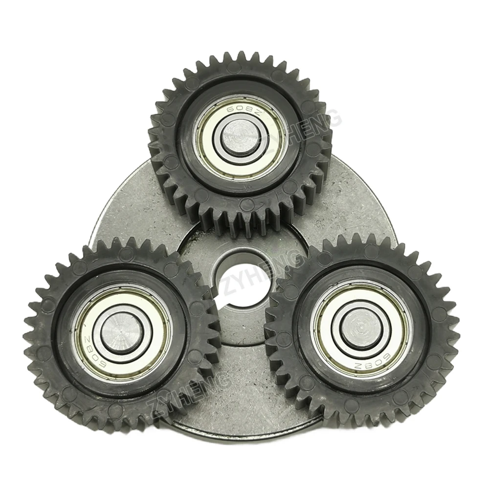 

Планетарная передача 37T 40 мм с муфтой 69 мм для складного велосипеда, мотор-колеса 250W 350W, электровелосипеда, нейлоновая шестерня, металлическая муфта