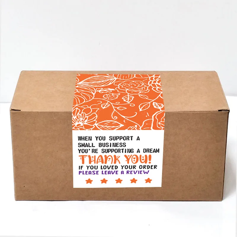 20-50 قطعة زهرة شكرا لك ملصقات ملونة Vintage ملصق للشركات الصغيرة السلع هدية صندوق التعبئة والتغليف ديكور الأختام تسميات