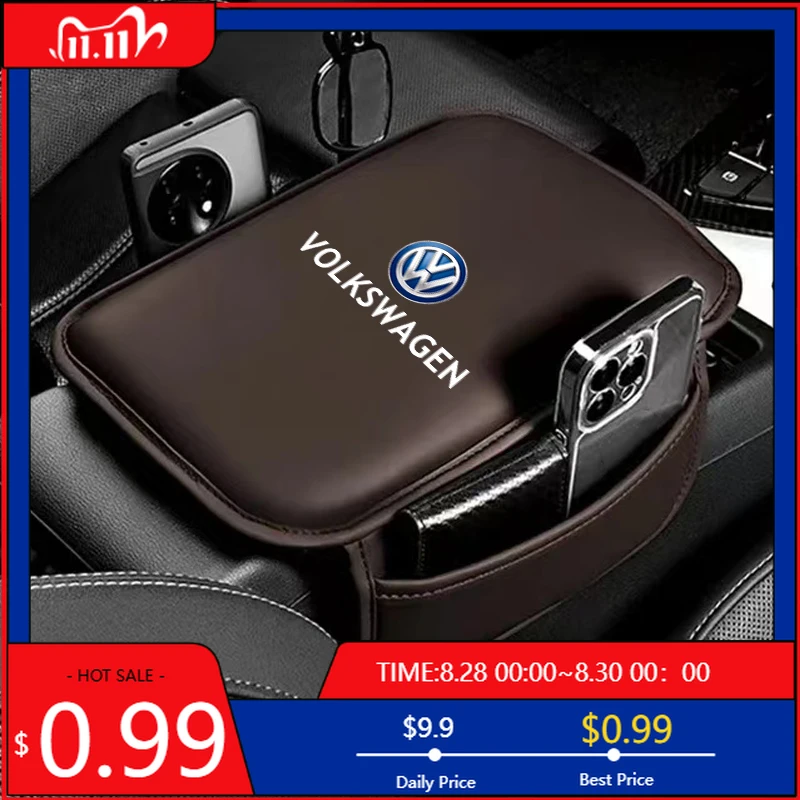 

Колпаки ступицы, кожаный автомобильный подлокотник, коврик для авто подлокотника, высококачественный аксессуар для Volkswagen VW RLine R Golf GTI Amarok T5 Phaet