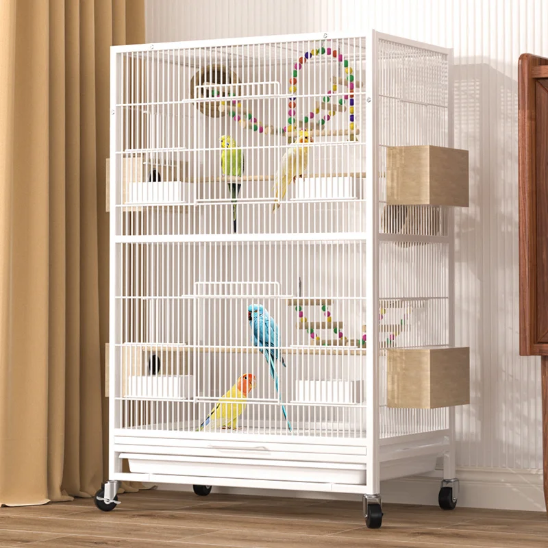 

Budgerigar Bird Cage Large Luxury Villa Bird Cage Special Breeding Box for Myna