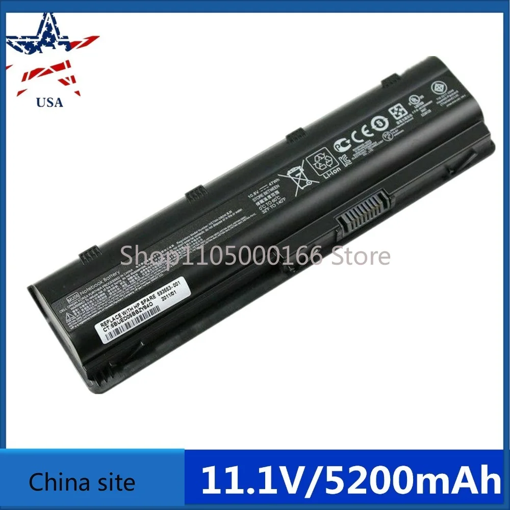 5200mAh Battery For HP G42-415DX Pavilion dv6-3141ea g7-1081nr dm4-1100 MU06 Laptop Batteries