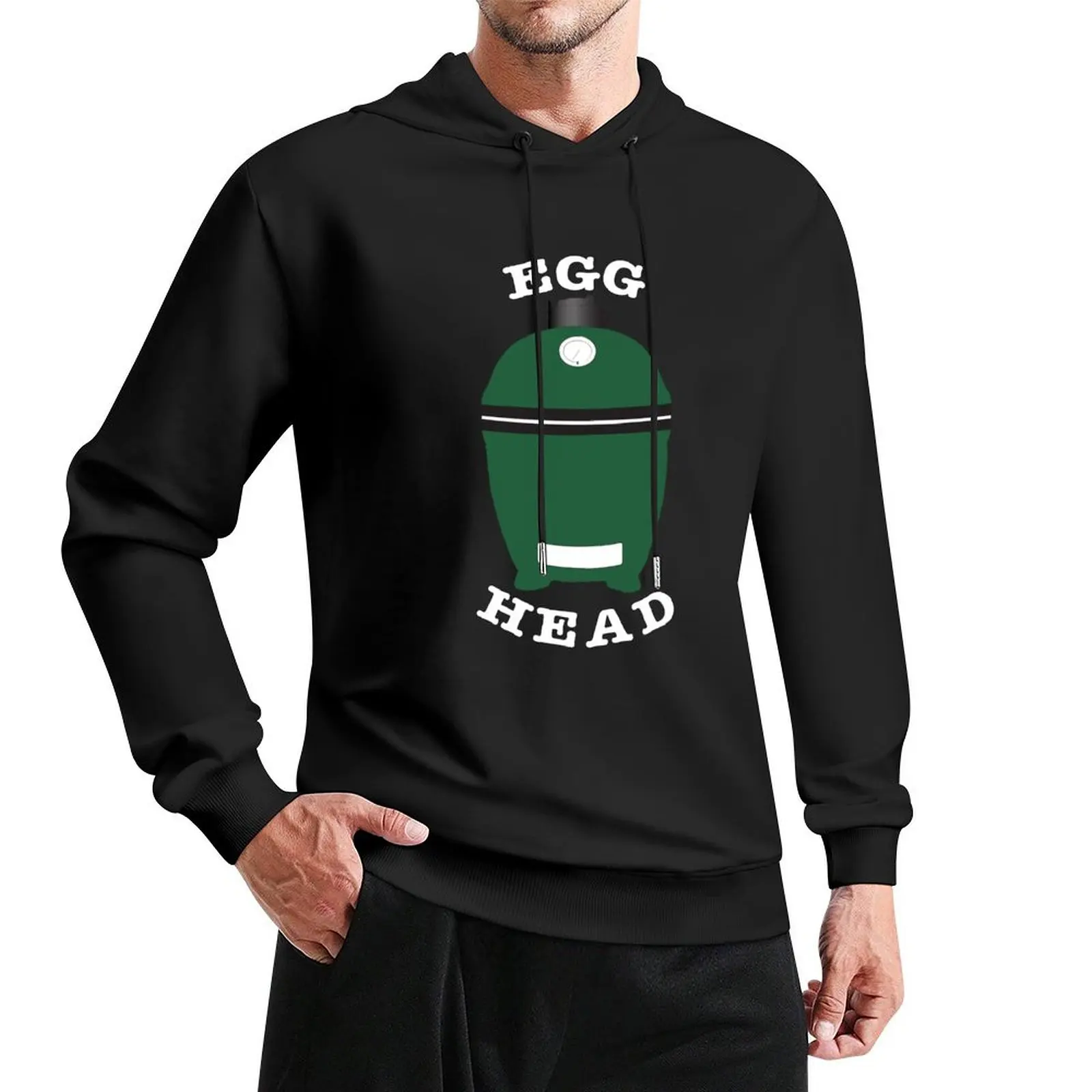 

Egg Head Funny Dad BBQ Grilling Pullover Hoodie korean style clothes mens clothing japanese hoodie