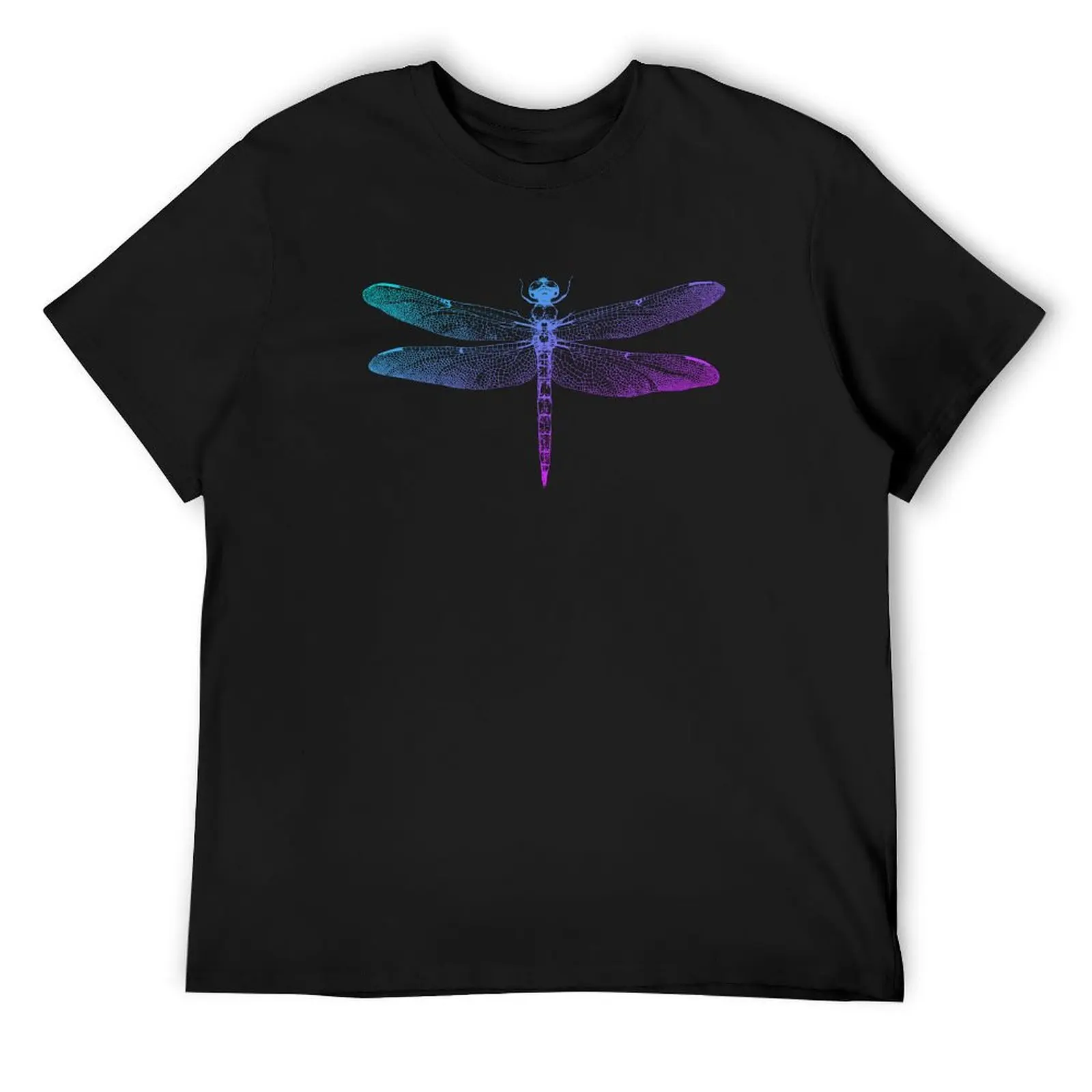 

Dragonfly Blue and Purple T-Shirt cheap stuff shirts graphic quick-drying mens clothes