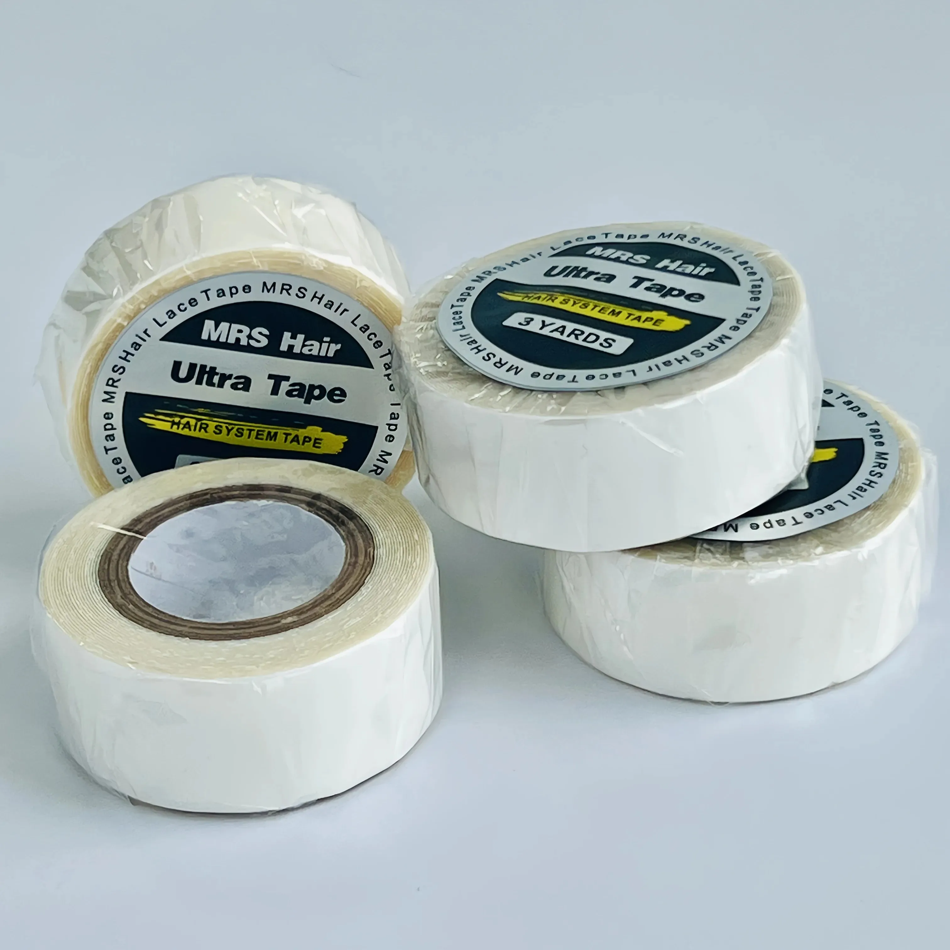 Lace Wig Tape Glue for Hair Extensions Ultra Hold Adhesive Tape Glue for Wig 3 Yard Lace Wig Glue Hair System Tape For Toupee