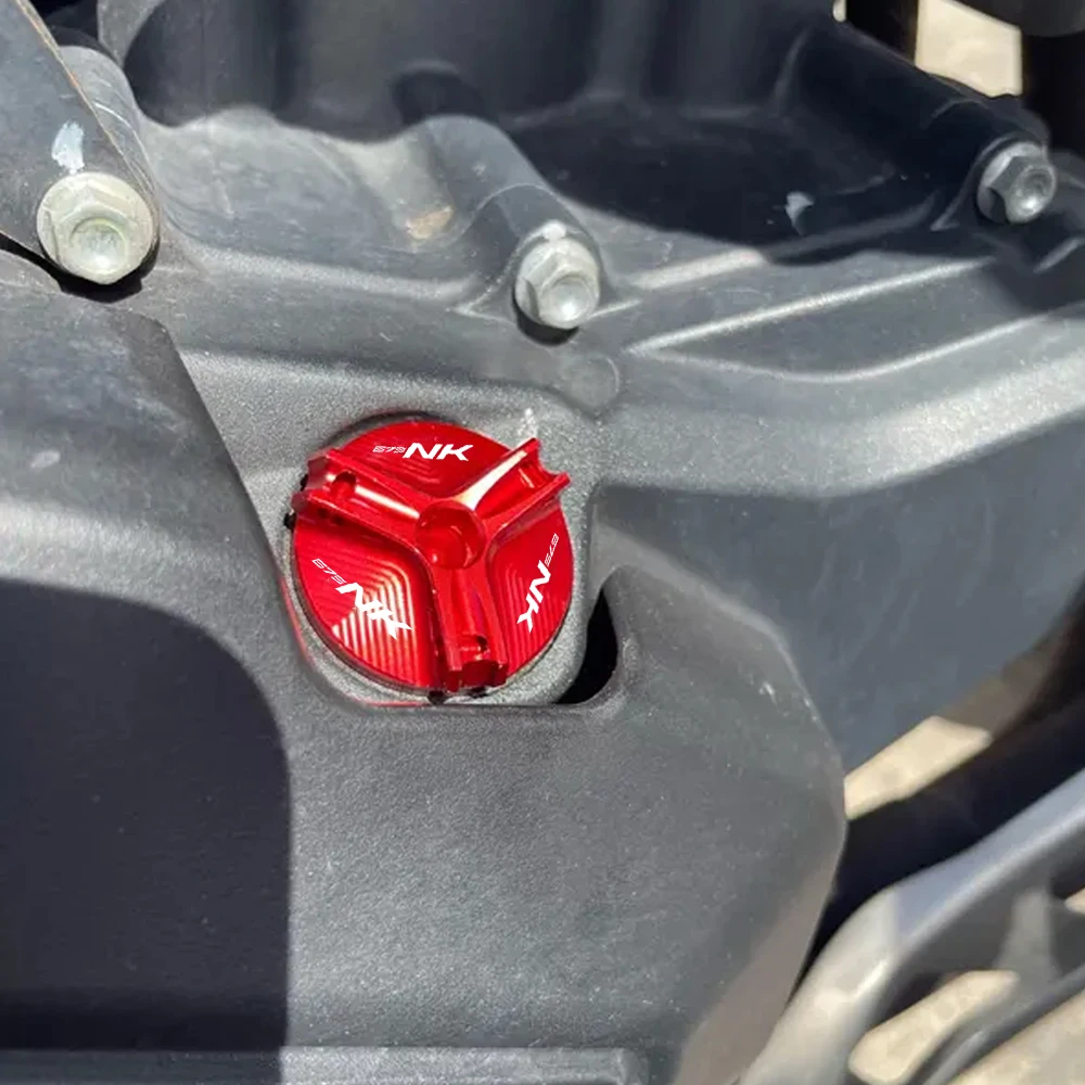 

For CFMOTO CF MOTO 675NK 675 NK 675 NK675 Motorcycle M19*2.5 Engine Oil Cap CNC Engine Oil Filler Screw Cover Plug Accessories