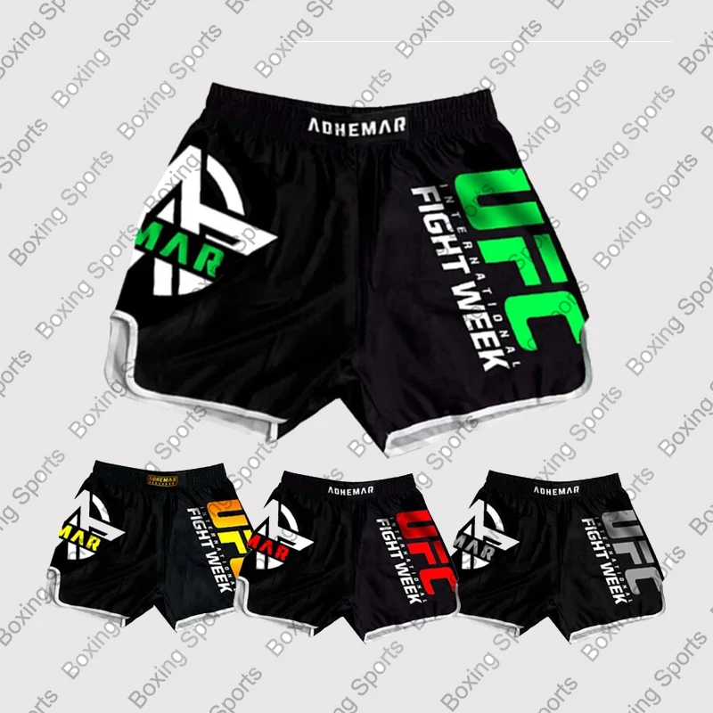 MMA Sports Breathable Boxing Training Shorts Kickboxing Muay Thai Boxeo Boxing Trunks Boxing Shorts Sweat Pants